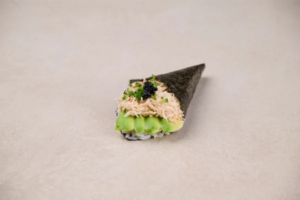 Temaki Crabe Mariné (1 Pièce)